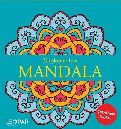 Yetişkinler İçin Mandala (Mavi)
