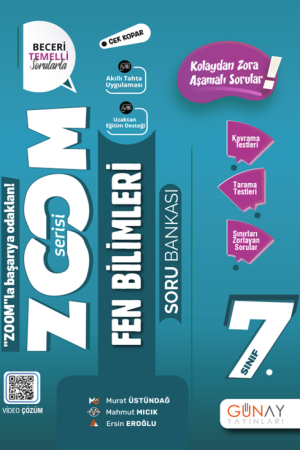 Zoom Serisi - 7. Sınıf Fen Bilimleri Soru Bankası