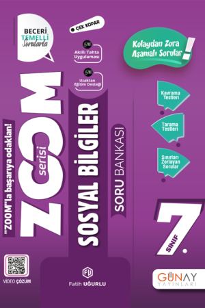 Zoom Serisi - 7. Sınıf Sosyal Bilgiler Soru Bankası